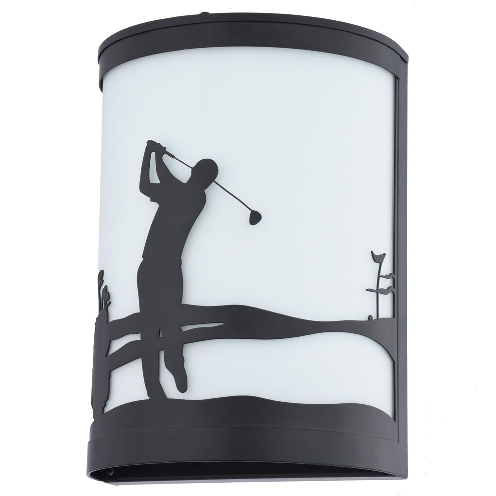 Vaxcel Links 1-Light Wall Sconce in Black, , large