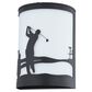 Vaxcel Links 1-Light Wall Sconce in Black, , large