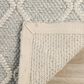 Safavieh Natura Transitional 10" x 14" Silver and Ivory Area Rug, , large