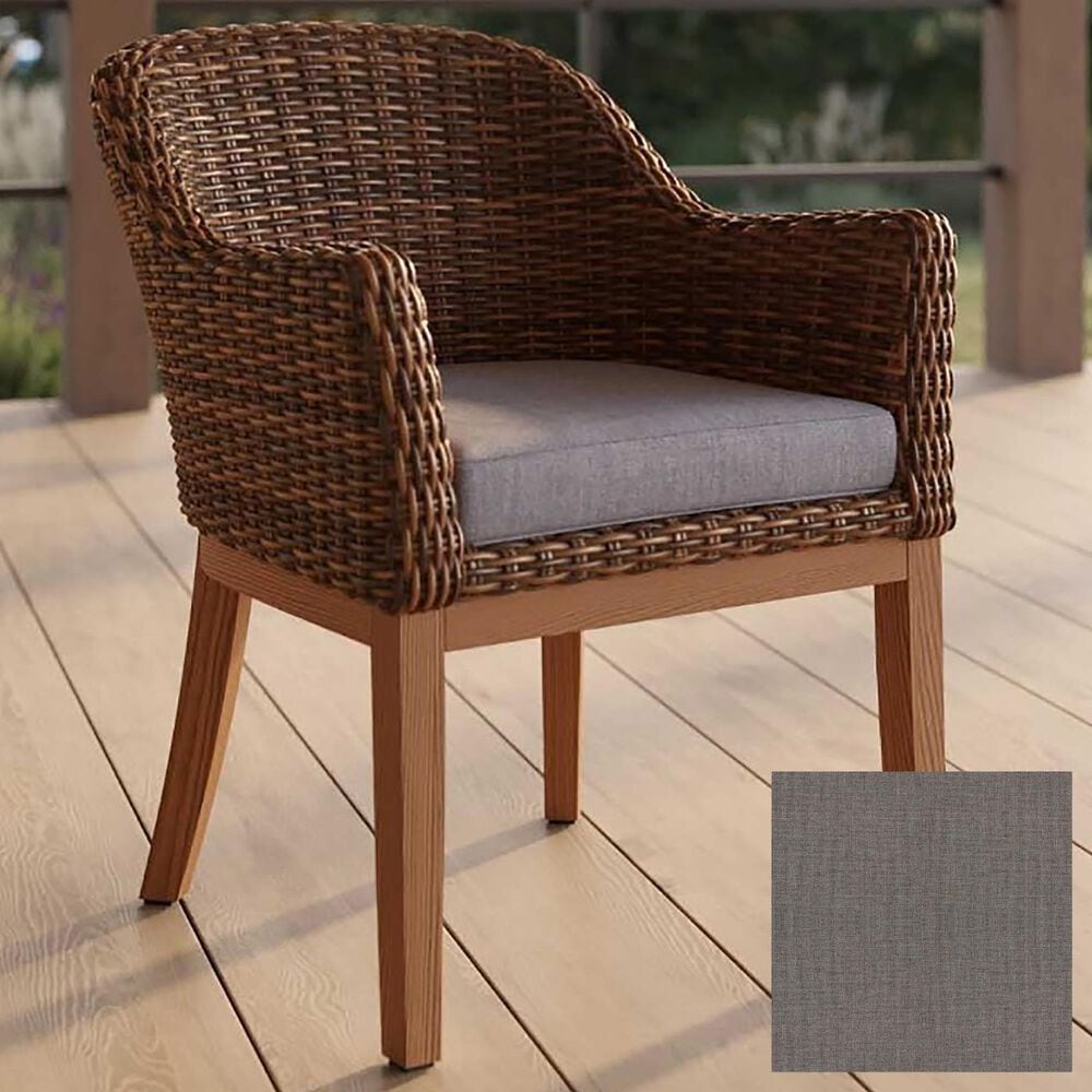 Winston Truss Arm Side Chair with Cast Slate Cushion in Vintage Earth, , large