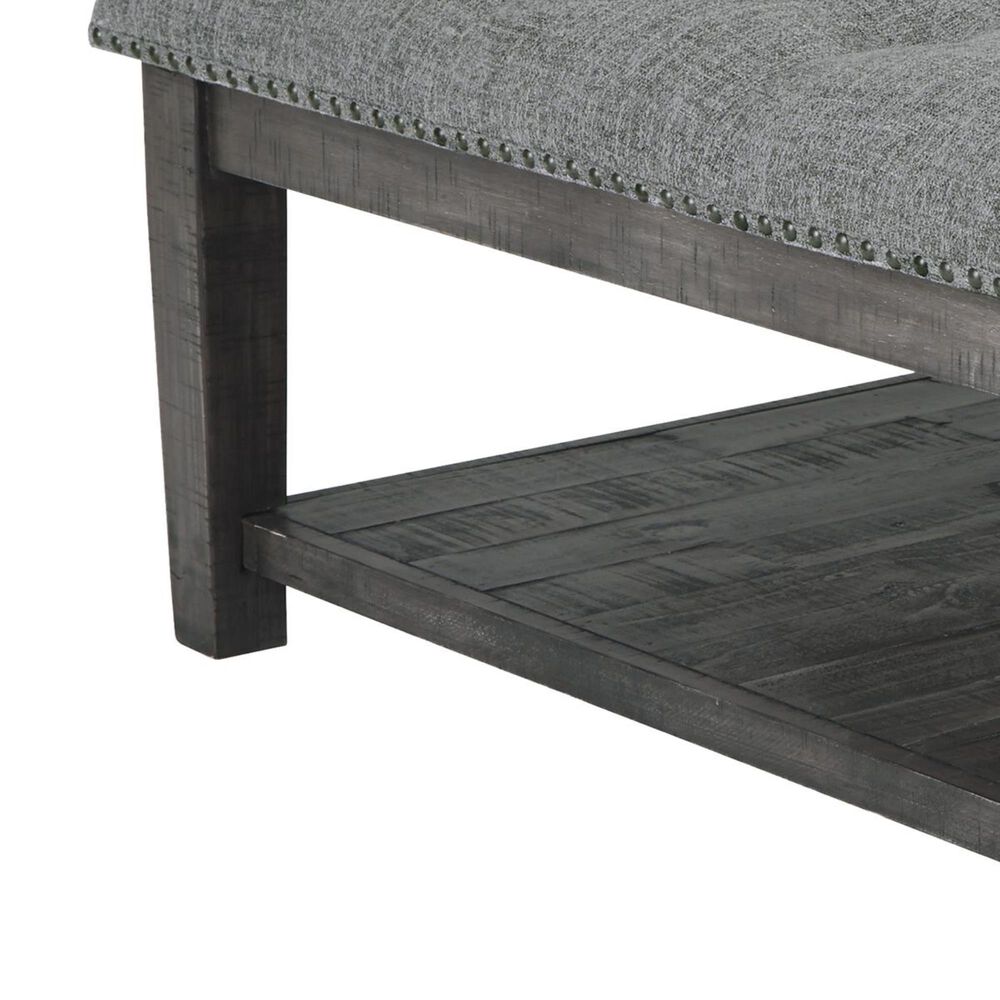 Signature Design by Ashley Borlofield Ottoman Cocktail Table in Dark Grey, , large