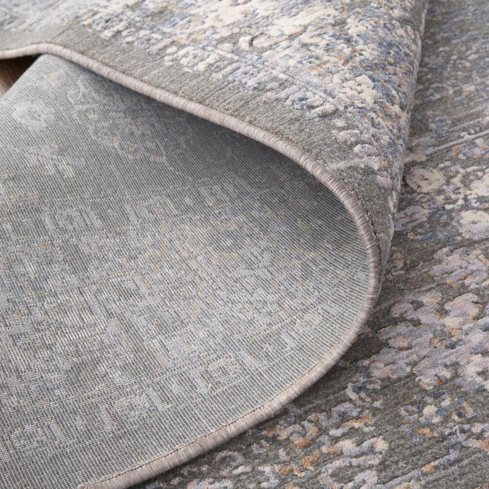 Feizy Thackery 7&#39;10&quot; x 9&#39;10&quot; Charcoal and Blue Area Rug, , large