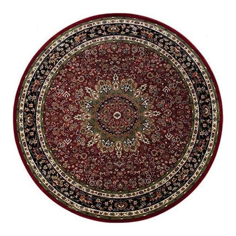 Oriental Weavers Ariana 116R 6" Round Red Area Rug, , large