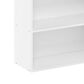 HOMLUX 3-Tier Open Shelf Bookcase in Plain White, , large
