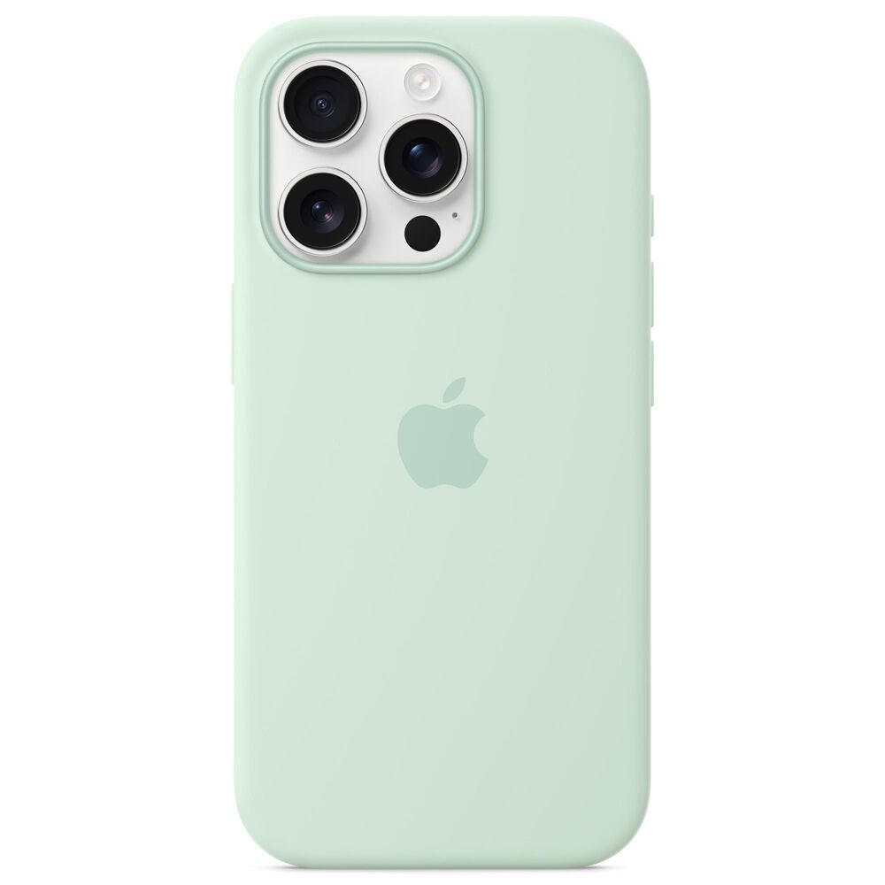 Apple Silicone Case with MagSafe for iPhone 16 Pro in Aquamarine, , large