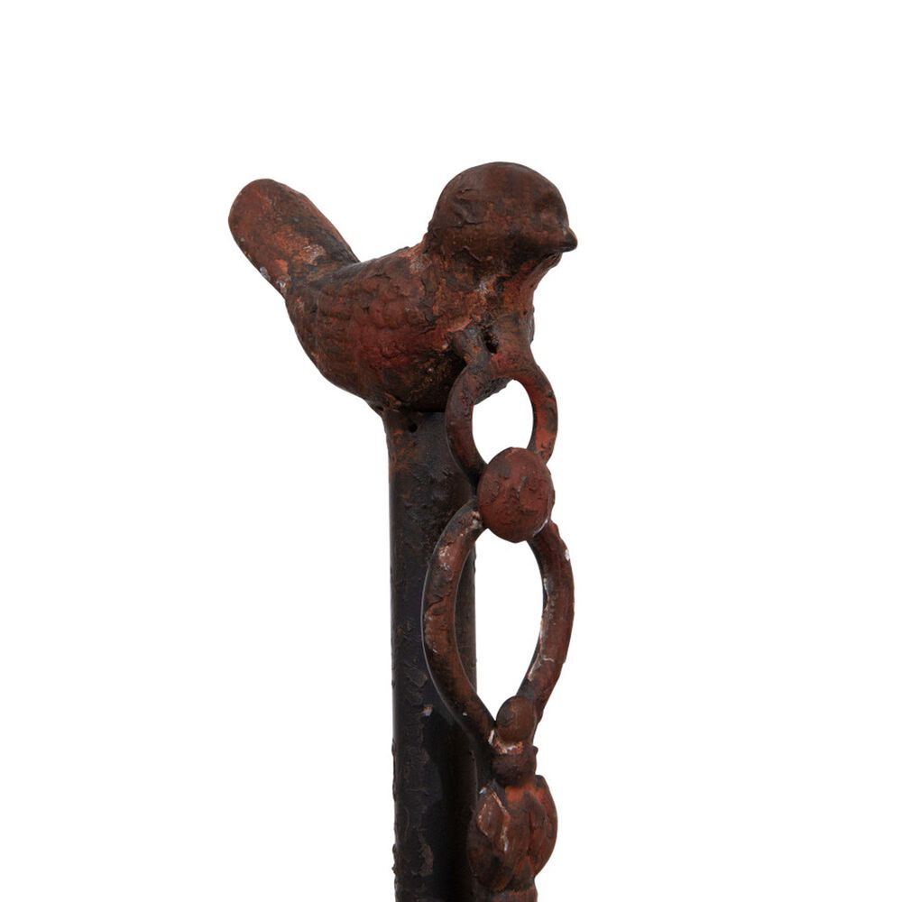 Creative Coop Decorative Antique Iron Balance Scale with Bird in Black, , large