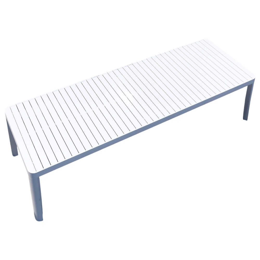 International Home Miami Ures 11-Piece Rectangular Extendable Patio Dining Set in White, , large