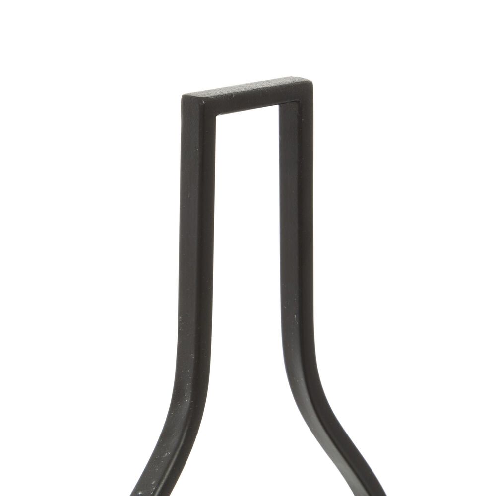 Maple and Jade 3-Compartment Farmhouse Wine Holder in Black, , large