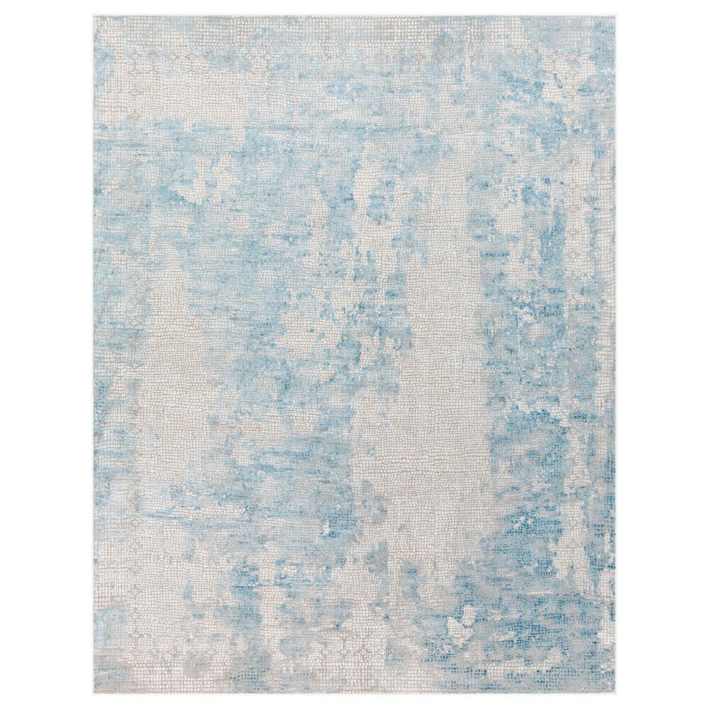 Surya Aisha 10" x 14" Light Blue, Gray, Light Gray and Off-White Area Rug, , large