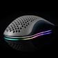 Arozzi Favo Ultra Lightweight Customizable RGB Gaming Mouse with Honeycomb Pattern, Pixart 3389 Sensor, and Omron 20M Switches - Grey, , large
