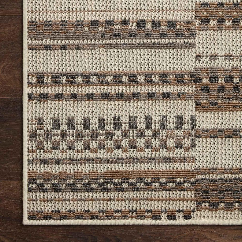Loloi II Rainier 5&#39;3&quot; x 7&#39;7&quot; Ivory and Taupe Area Rug, , large