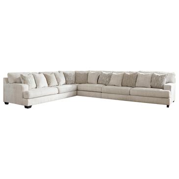 Signature Design by Ashley Rawcliffe 4-Piece Reversible L-Shaped Sectional Set in Parchment, , large