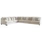 Signature Design by Ashley Rawcliffe 4-Piece Reversible L-Shaped Sectional Set in Parchment, , large
