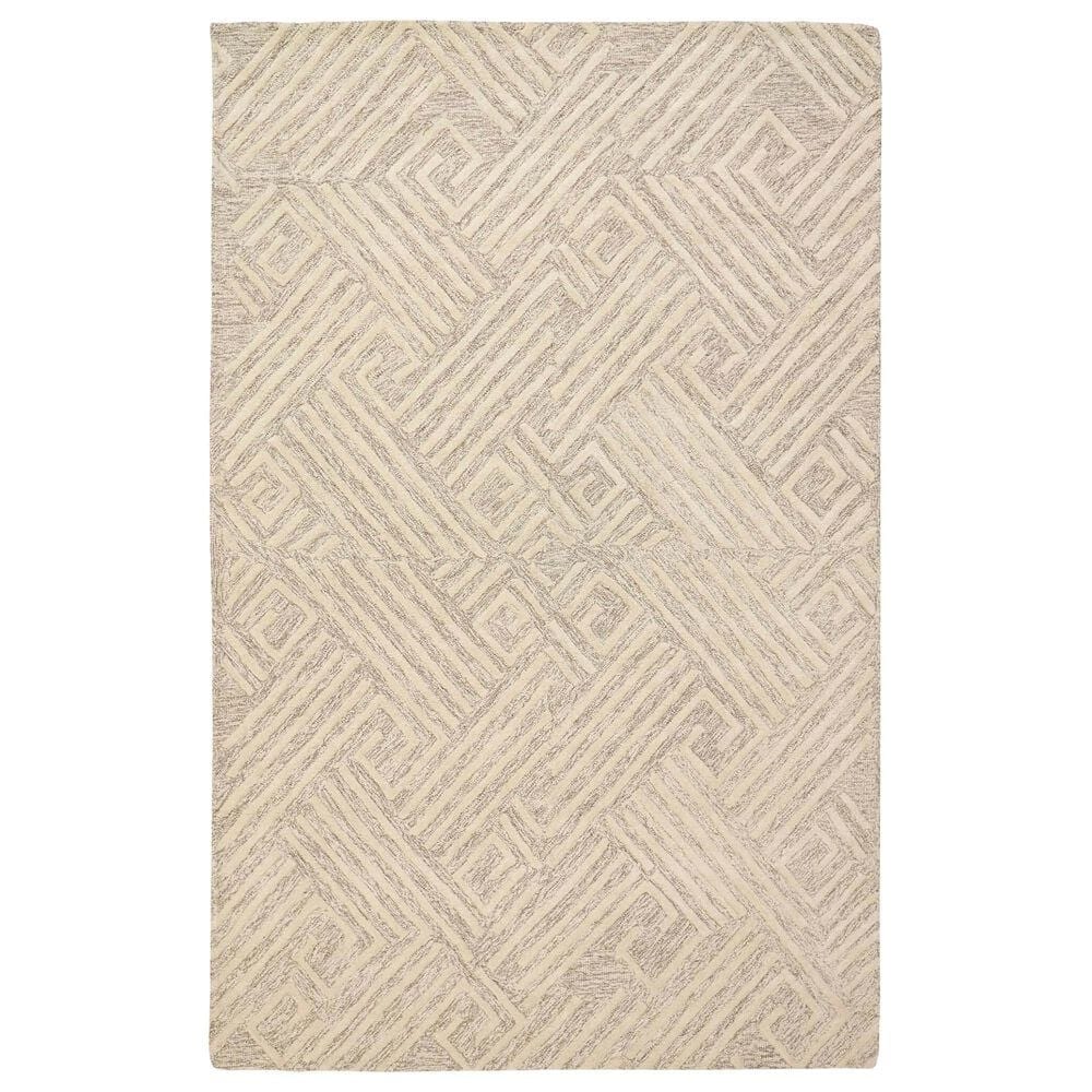 Feizy Enzo 8737F 8" x 11" Ivory and Natural Area Rug, , large