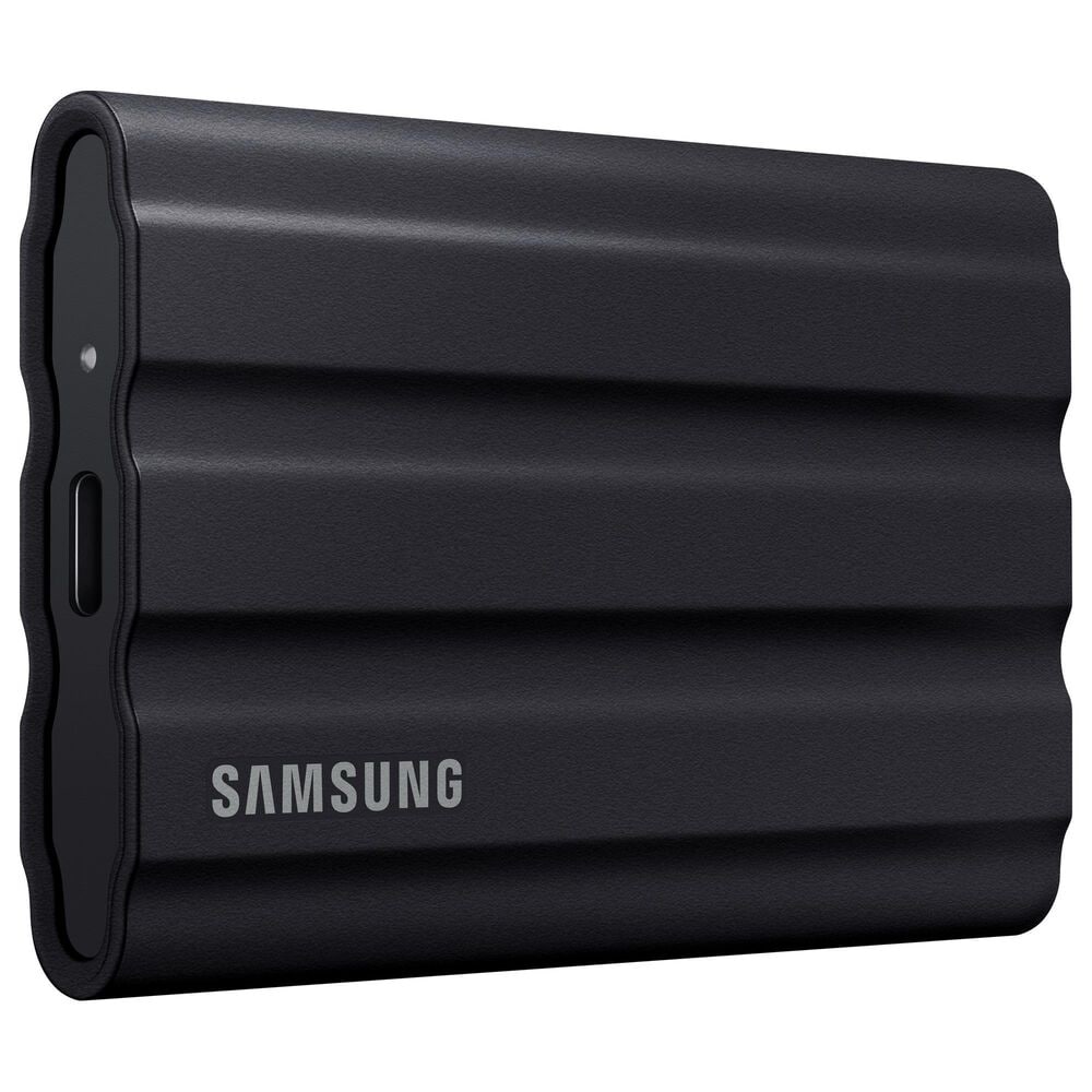Samsung 1TB T7 Shield Portable External SSD in Black, , large