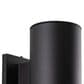 Vaxcel Chiasso 1-Light Outdoor Wall Sconce in Textured Black, , large