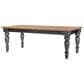 Legacy Classic Vintage Market 7-Piece Rectangular Dining Set in Barnwood Oak and Kettle Black, , large