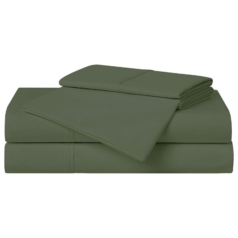 Pem America Cannon Solid Percale 3-Piece Twin XL Sheet Set in Green, , large
