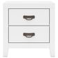 Ashley Binterglen 2-Drawer Nightstand in White, , large