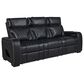 Everly Living Rock Star Power Reclining Sofa in Black, , large