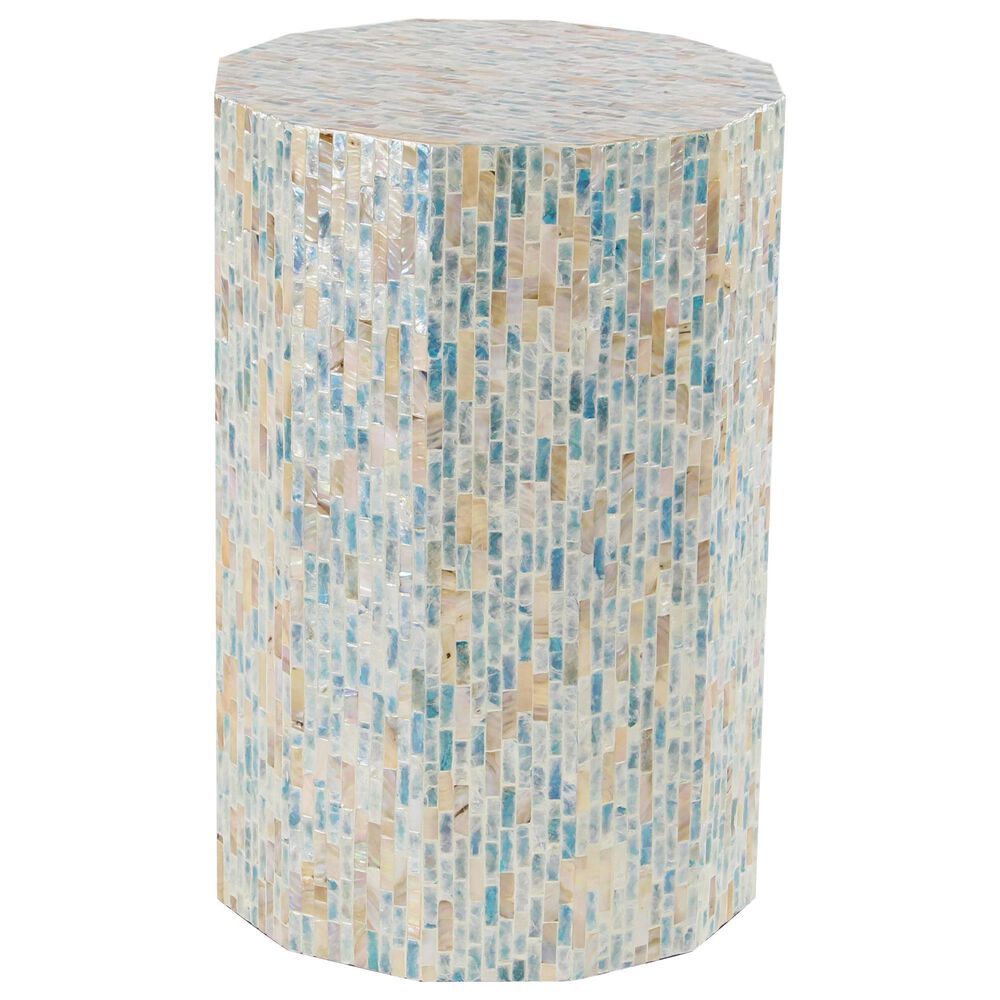 Maple and Jade Accent Table in Blue, , large