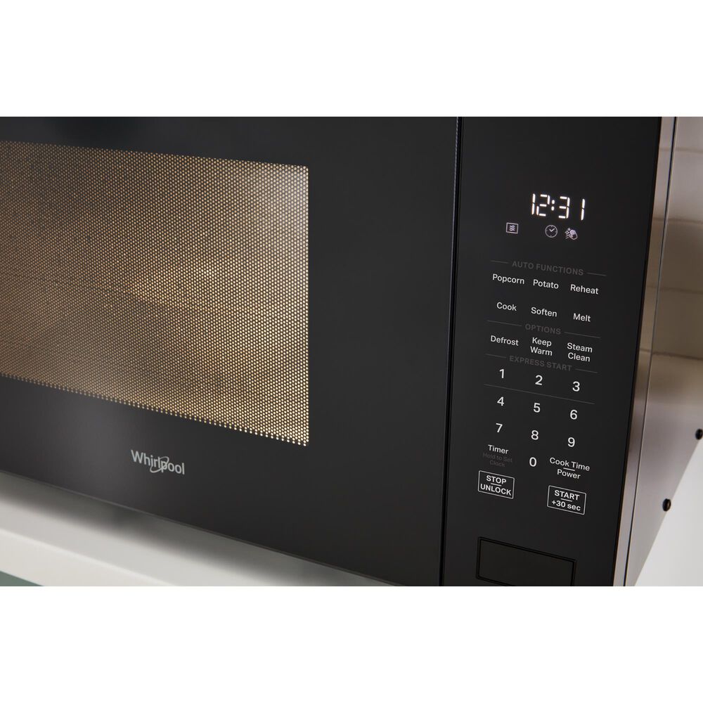 Whirlpool 2.2 Cu. Ft. Sensor Cooking Microwave in Fingerprint Resistant Stainless Steel, , large