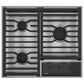 Wolf 24" Transitional Framed Gas Cooktop in Stainless Steel, , large