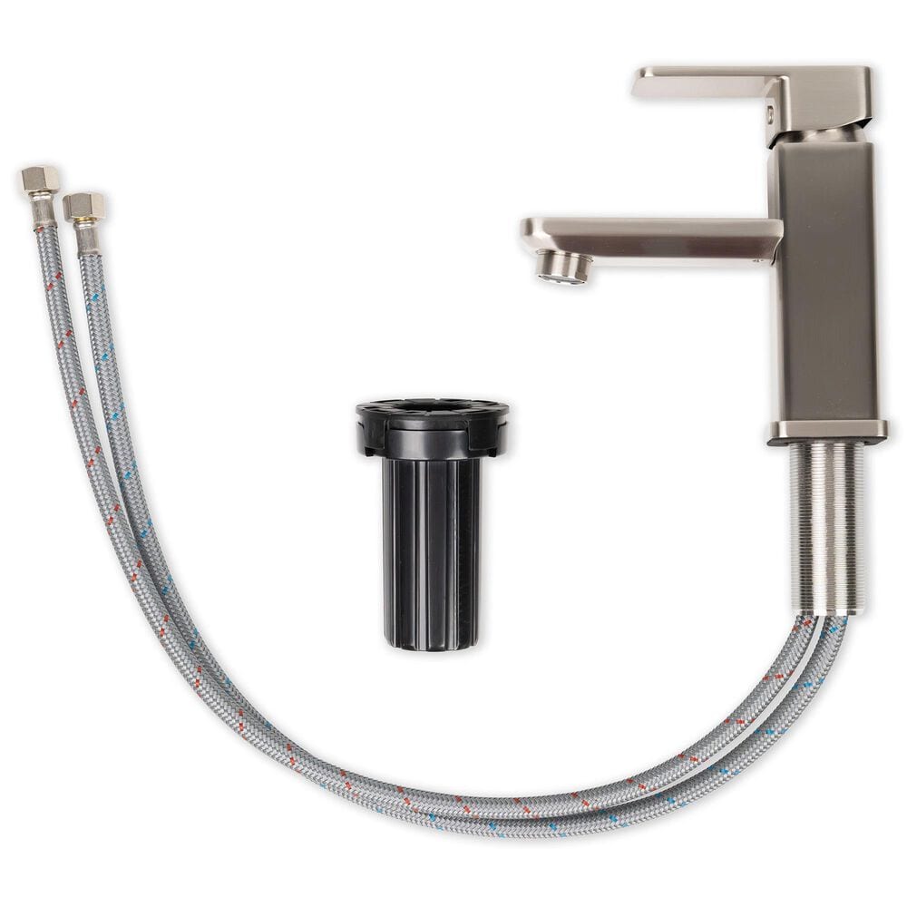 MS International 1-Handle Bathroom Faucet in Brushed Nickel, , large