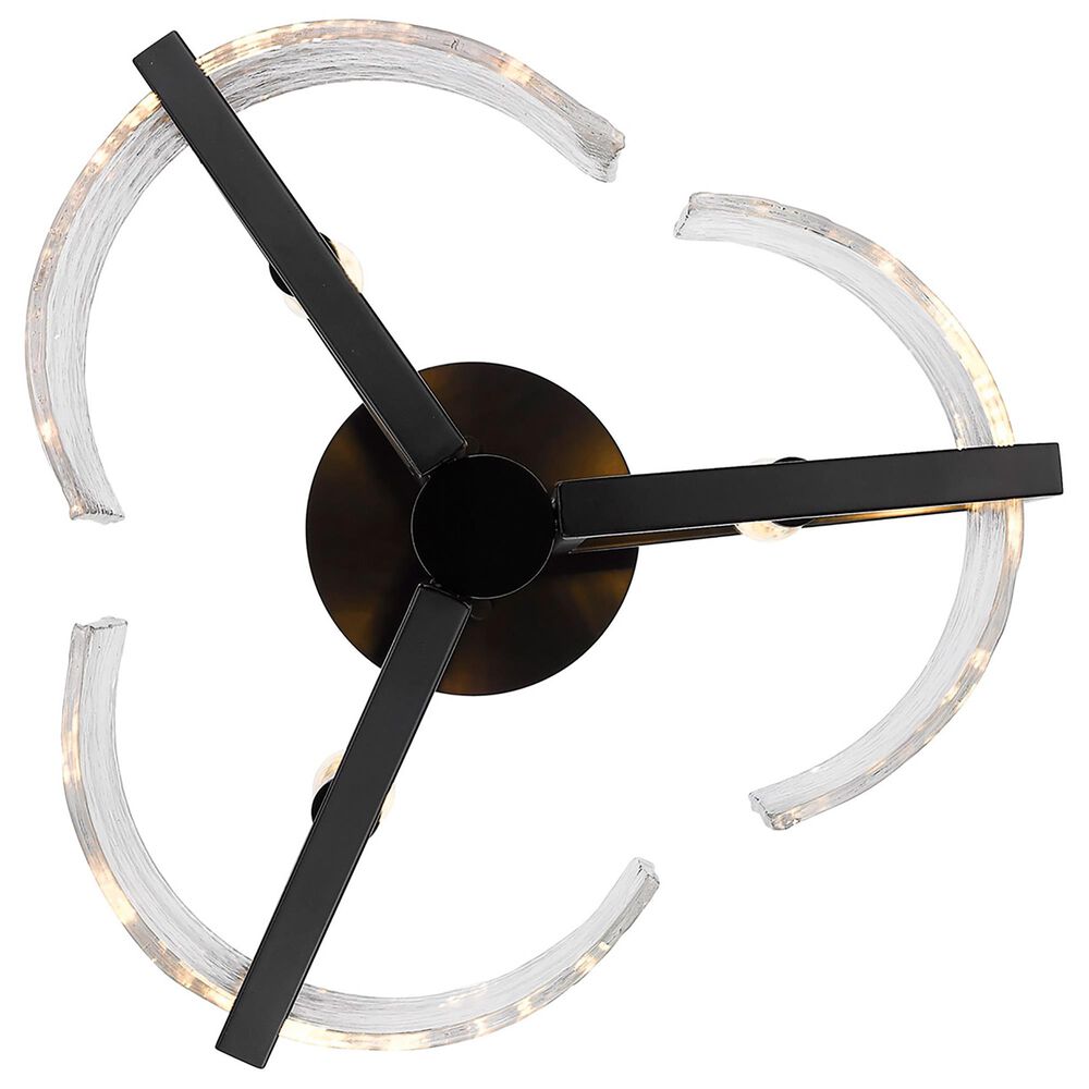 Golden Lighting Varsha 3-Light Pendant in Matte Black, , large