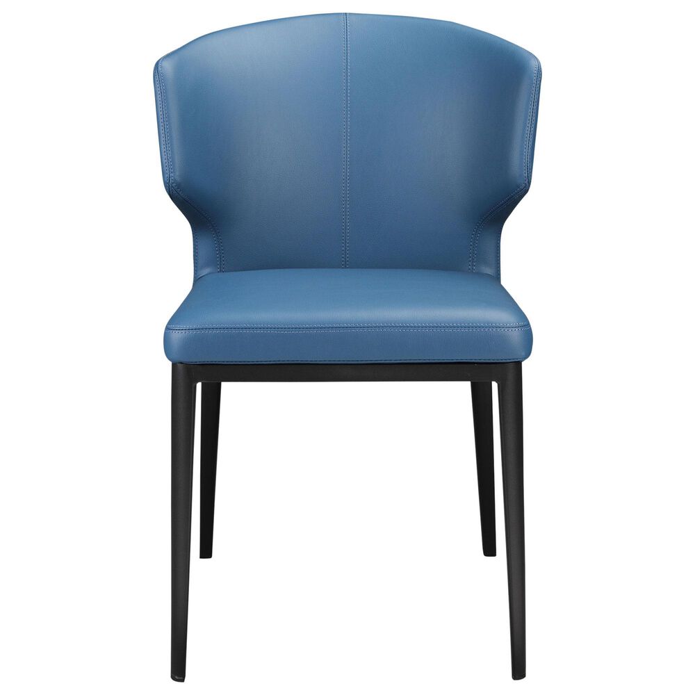 Moe&#39;s Home Collection Delaney Side Chair in Blue, , large
