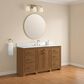 37B Lucerne 60" Single Bathroom Vanity in Dark Maplewood with Marble Top and Backsplash, , large