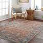Surya Carlisle 7"10" x 10" Brick Red, Dark Brown, Olive, Off-White and Medium Gray Area Rug, , large