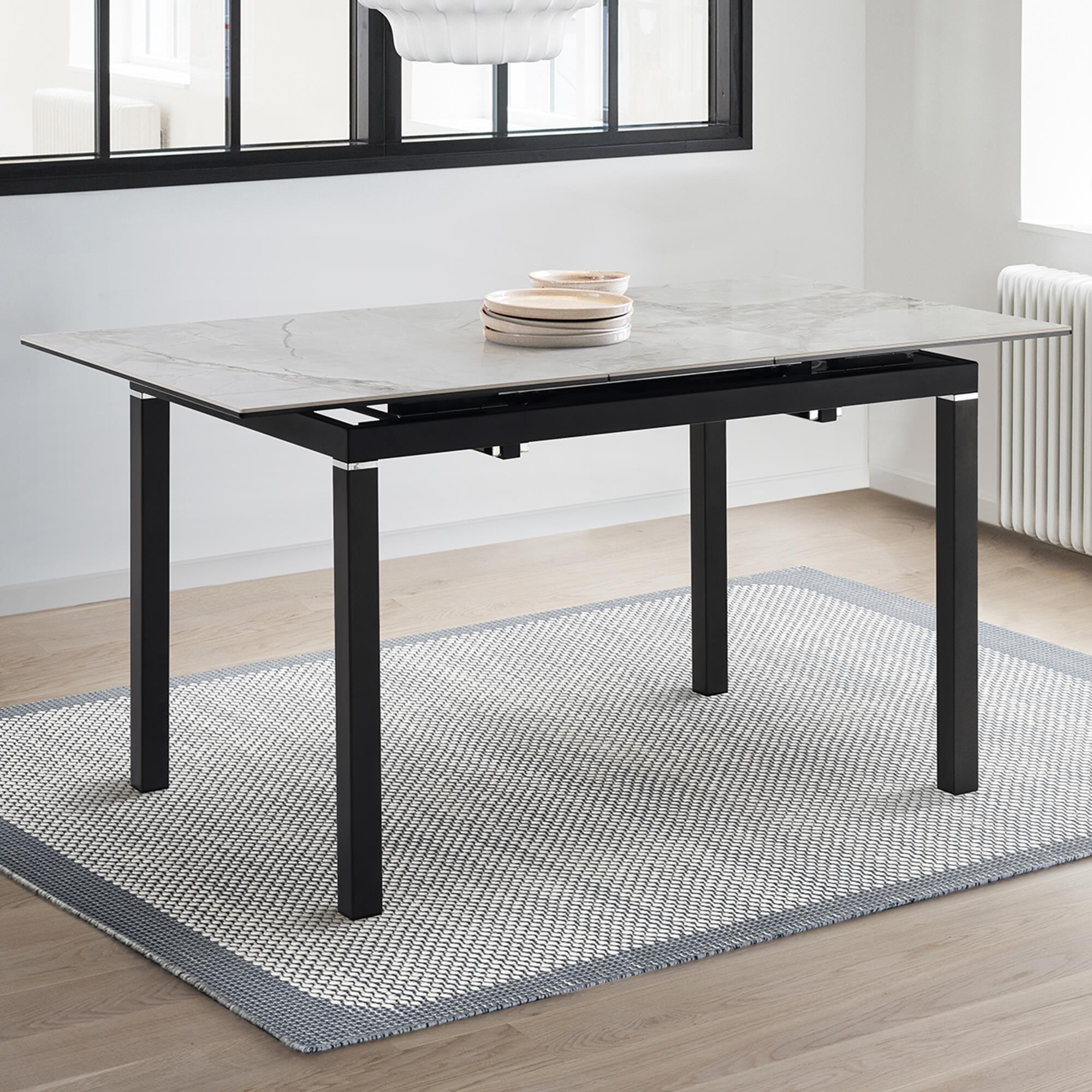 Black dining shop table only