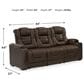 Ashley Owner"s Box Power Reclining Sofa in Thyme, , large
