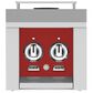 Hestan 12" Built-In Liquid Propane Double Side Burner in Matador Red, , large