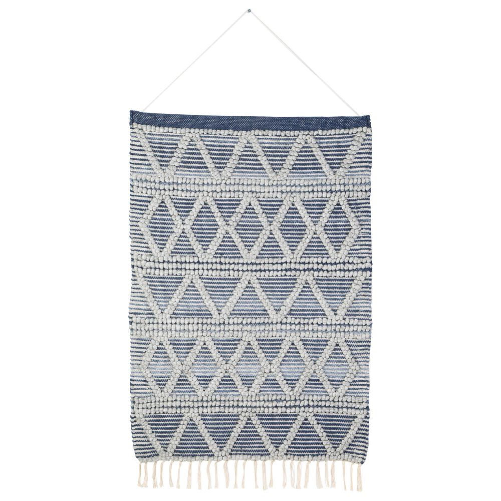 Ashley Fogridge 50" x 30" Tapestry Wall Decor in Blue and Gray, , large