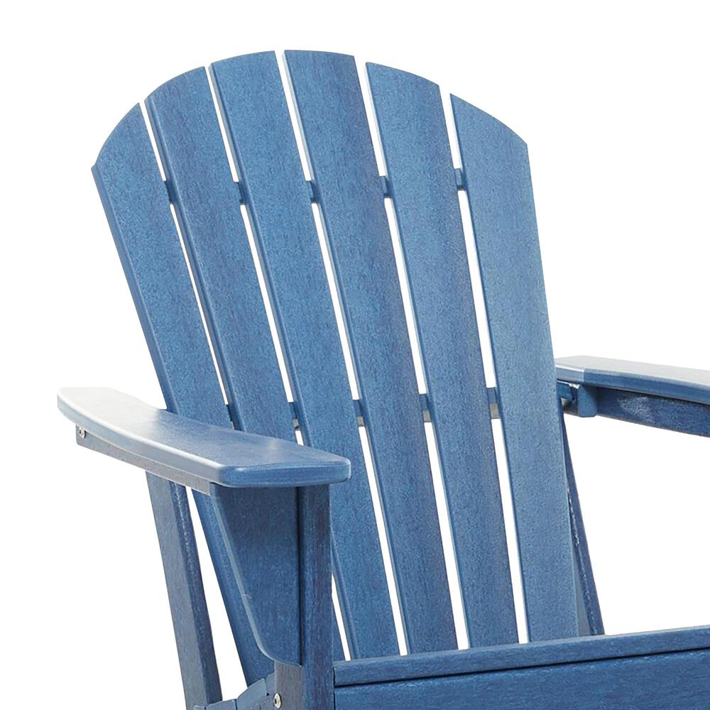 Maple and Jade Outdoor Adirondack Chair in Dark Blue, , large