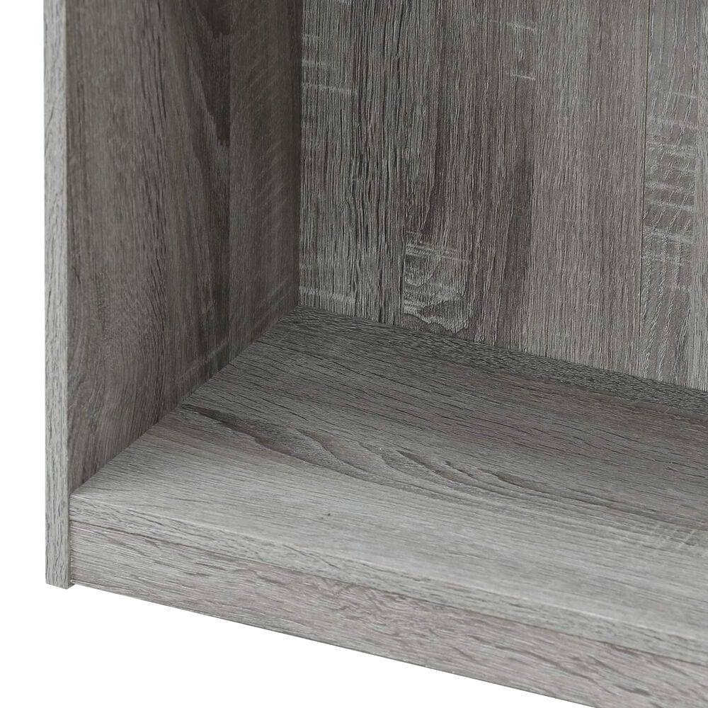 HOMLUX 6-Cube Bookshelf Bookcase with Storage Bins in French Oak, , large