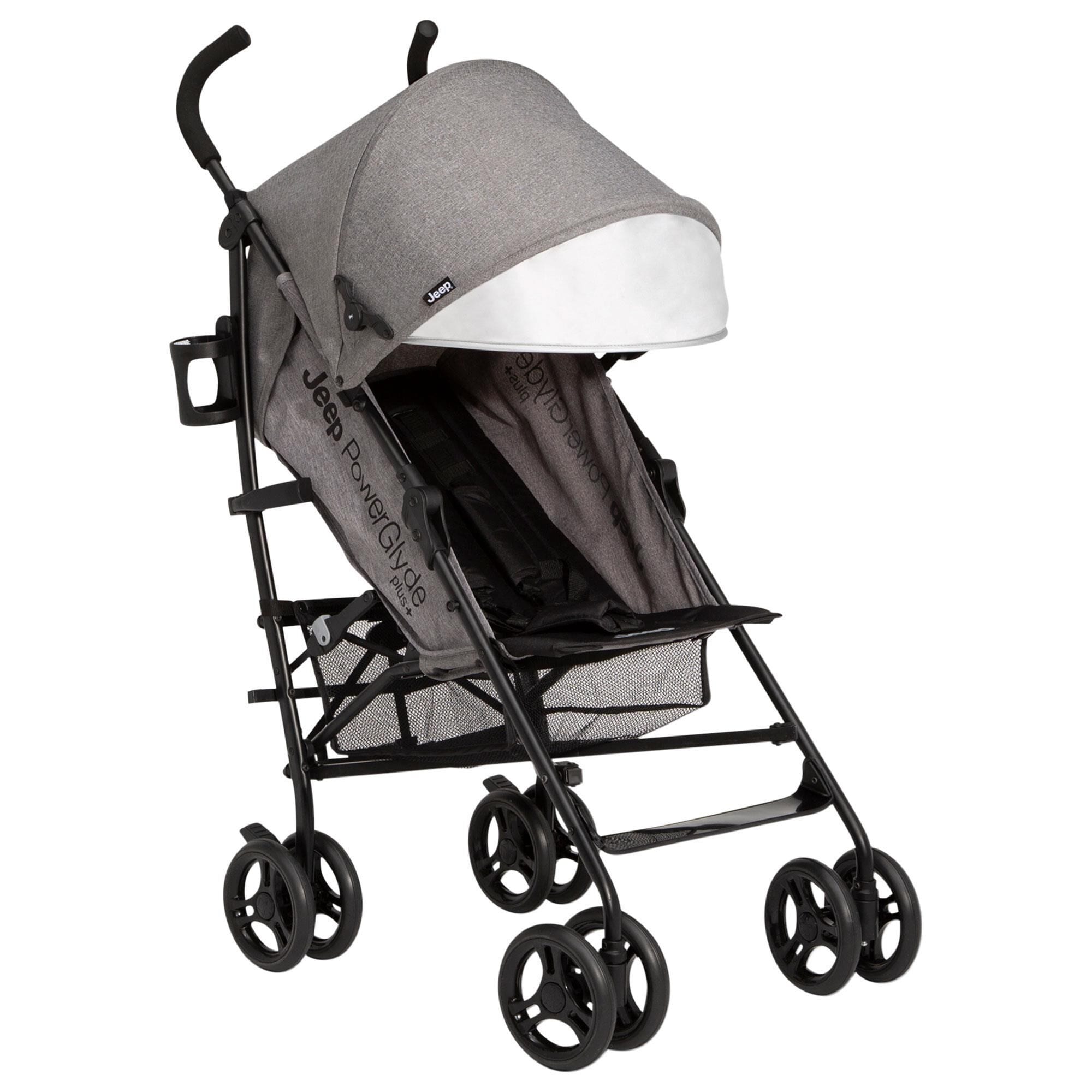Delta Jeep PowerGlyde Plus Stroller in Grey NFM