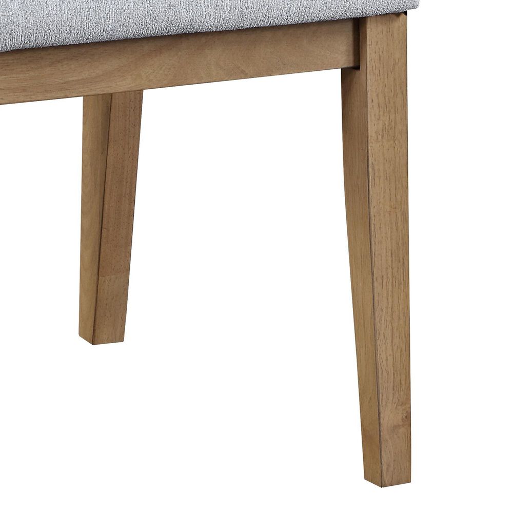 HOMLUX Armless Dining Chair in Gray (Set of 2), , large