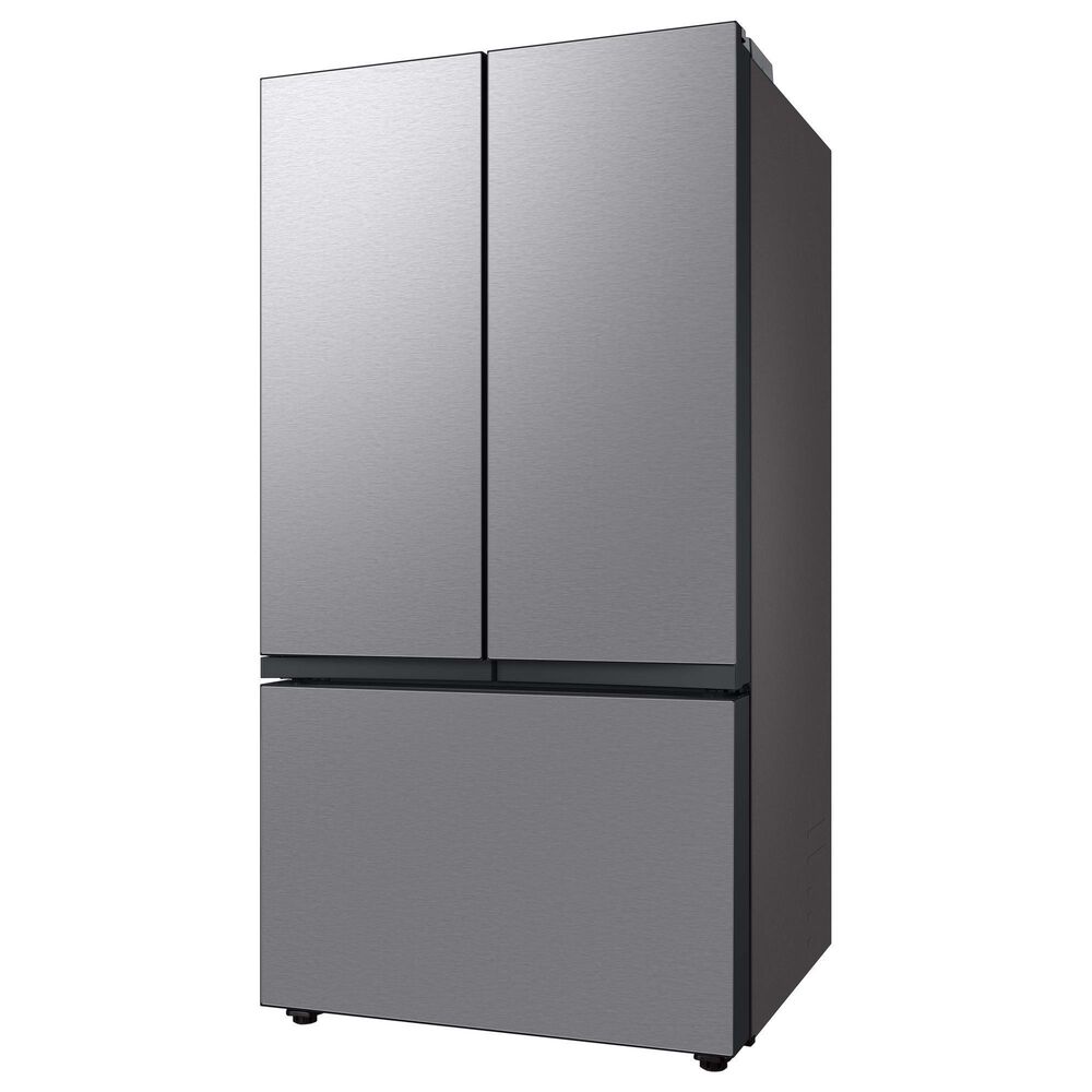 Samsung Bespoke Bespoke 30.1 Cu. Ft. 3-Door French Door Refrigerator with Beverage Center - Stainless Steel Panels Included, , large