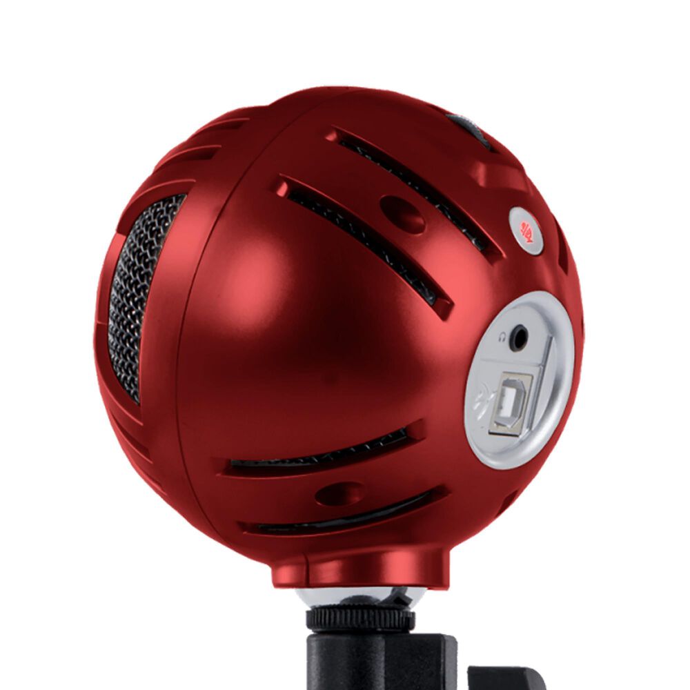 Arozzi Sfera Gaming/Streaming/Office USB Microphone - Cardioid Polar Pattern, Boom Arm Compatible - Red, , large