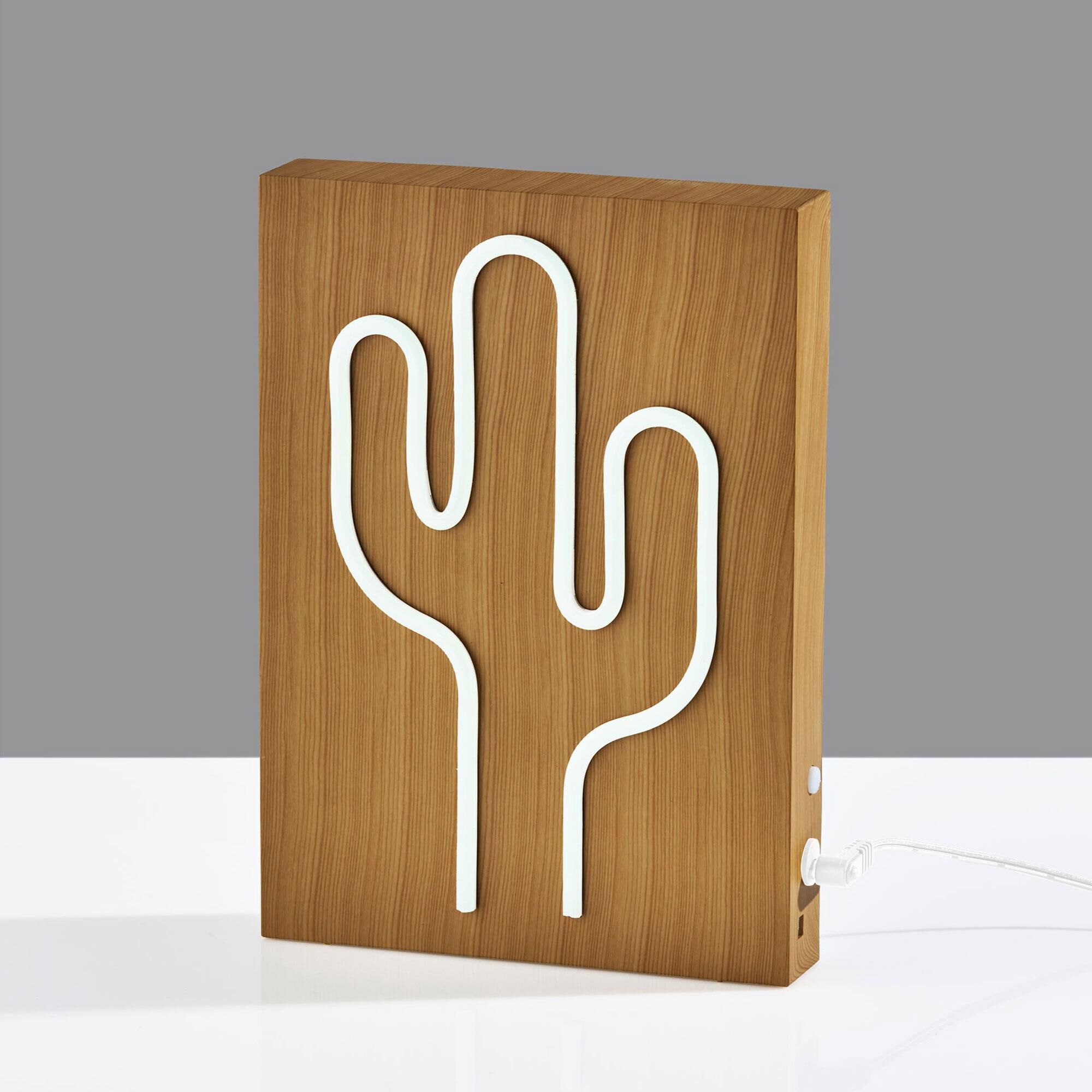 Large neon cactus light outlet