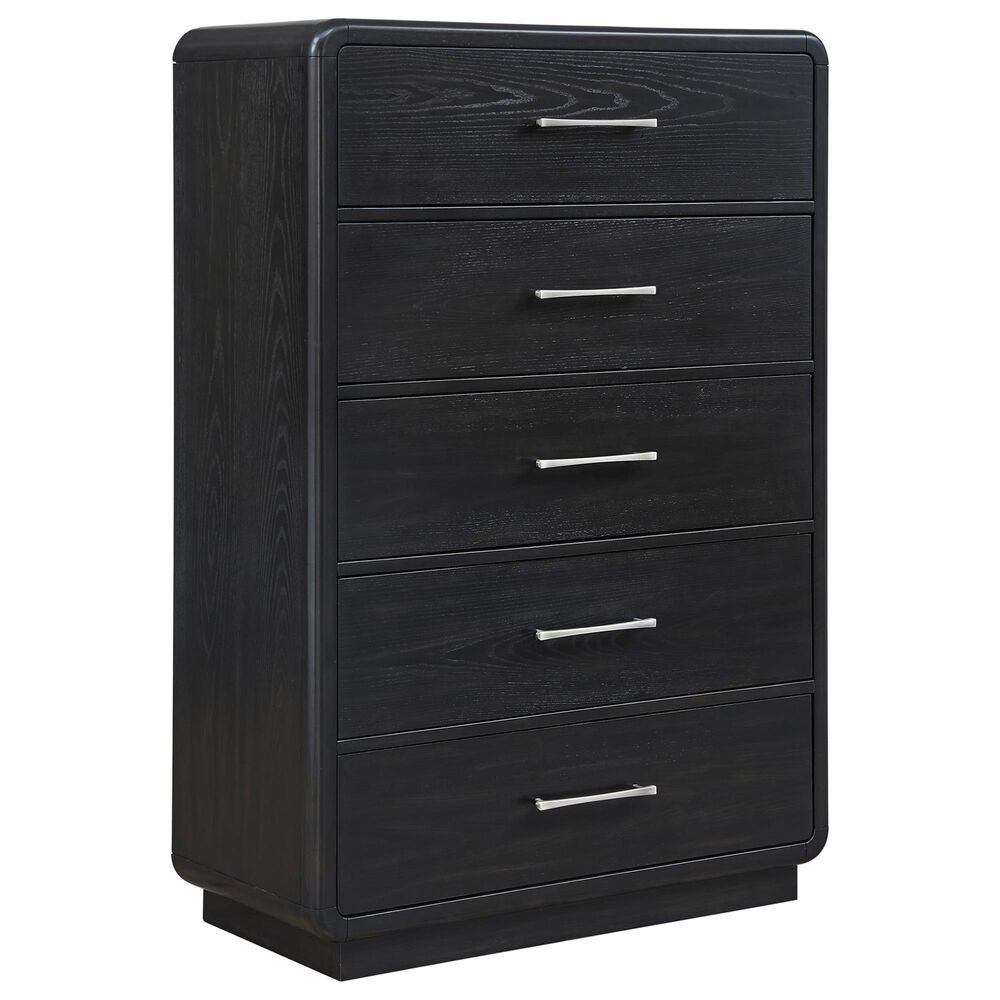 Millenium Rowanbeck 5-Drawer Chest in Black, , large