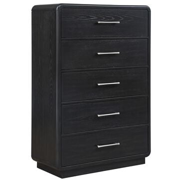 Millenium Rowanbeck 5-Drawer Chest in Black, , large