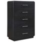 Millenium Rowanbeck 5-Drawer Chest in Black, , large