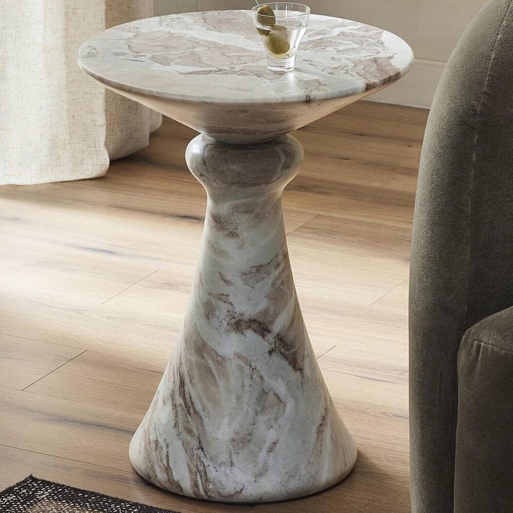 Four Hands Connie End Table-Sawar Marble, , large