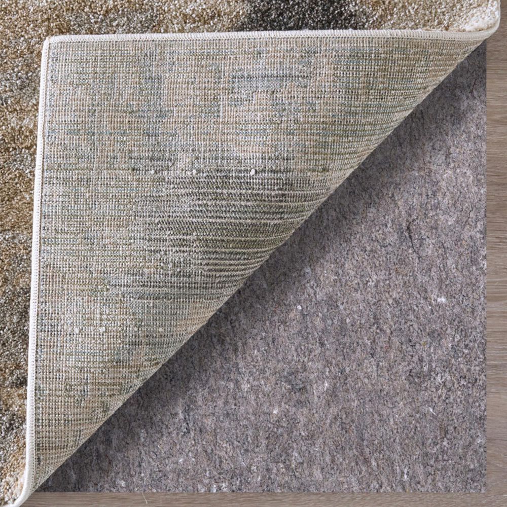 Feizy Richmond Gray and Brown 2&#39;6&quot; x 7&#39;3&quot; Runner, , large