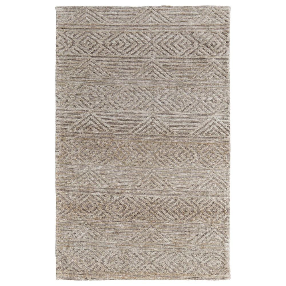 Feizy Colton 5" x 7" Brown Area Rug, , large