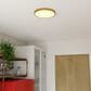 Vaxcel Aurelia 12" 1-Light Flush Mount in Brushed Brass, , large